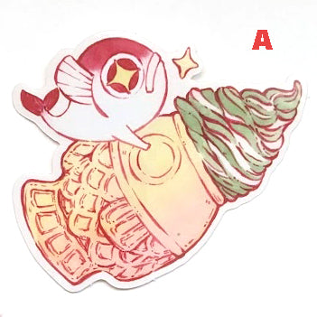 Taiyaki Koi Sticker